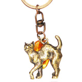 Horse and Amber Tumble Keyring