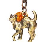 Horse and Amber Tumble Keyring