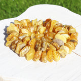 Chunky Unpolished/Raw Amber Necklace