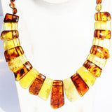 Stunning Amber Necklace Cleopatra style
