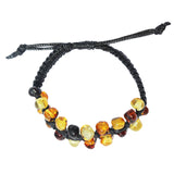 Double Charming Cotton & Baltic Amber Bracelet