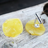 Butterscotch Amber Cufflinks