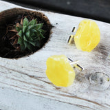 Butterscotch Amber Cufflinks
