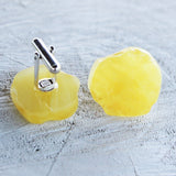 Butterscotch Amber Cufflinks