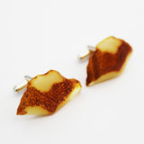 Honey - Butterscotch Amber Cufflinks