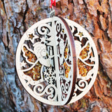 Beautiful Amber Owl Mosaic Suncatcher