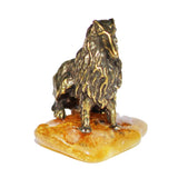 Baltic Amber Statue - Wild Pig