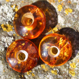 Baltic Amber Bead - Amber Charm-Pendant
