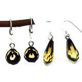 Lemon Amber Earrings