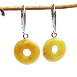 Baltic Amber Earrings - Doughnuts