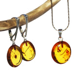 Baltic Amber Earrings - Ovals