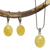 Baltic Amber Earrings - Ovals