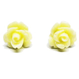 Baltic Amber Flower Studs - Roses