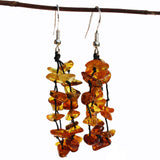 Traditional Style Amber Earrings
