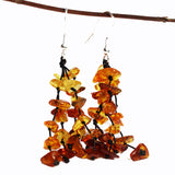 Traditional Style Amber Earrings