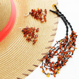 Traditional Style Amber Earrings