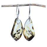 Large Lemon with inclusions Amber Sets - Slices