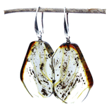 Large Lemon with inclusions Amber Sets - Slices