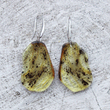 Large Lemon with inclusions Amber Sets - Slices