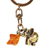 Horse and Amber Tumble Keyring