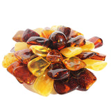 Beautiful Baltic Amber Flower Pendant - Brooch