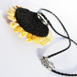 Beautiful Baltic Multicolour Amber Pendant Flower