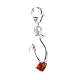 Amber Alphabet Initial Charms