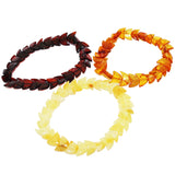 Baltic Amber Moon Bracelet 'Moon Twist'