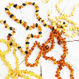 Classic Small Amber Bead Necklaces