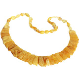 Unpolished Baltic Amber Collar - Cleopatra
