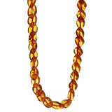 Gorgeous Overlapping Handcrafted Baltic Amber Bead Necklace