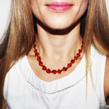 Baltic Amber Necklace - Moon