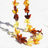 Baltic Amber Necklace - Moon