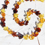 Baltic Amber Necklace - Moon
