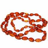 Long Amber Drop Necklace. Be in style!!! 31inch.