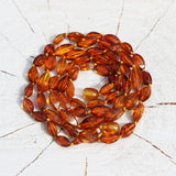 Long Amber Drop Necklace. Be in style!!! 31inch.