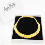 Elegant Baltic amber necklaces collars, big choice of designs + lovely gift box