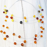 Charming Three Wires Illusion Necklace
