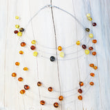 Charming Three Wires Illusion Necklace