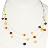 Charming Three Wires Illusion Necklace