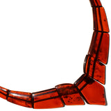 Stunning Baltic Cognac Amber Necklace - Cleopatra Style