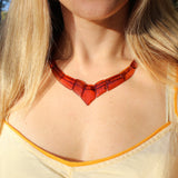 Stunning Baltic Cognac Amber Necklace - Cleopatra Style