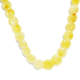 Fabulous Mixed Amber Discs Necklace