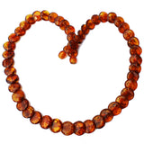 Fabulous Mixed Amber Discs Necklace