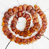 Fabulous Mixed Amber Discs Necklace