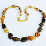 Lemon With Inclusions Baltic Amber Necklace
