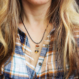 Amber Pendant - Amber Bird With Cord Necklace