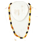 Baltic Amber Tube Bead Necklace