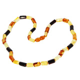 Baltic Amber Tube Bead Necklace