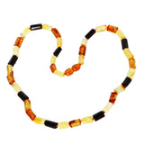 Baltic Amber Tube Bead Necklace